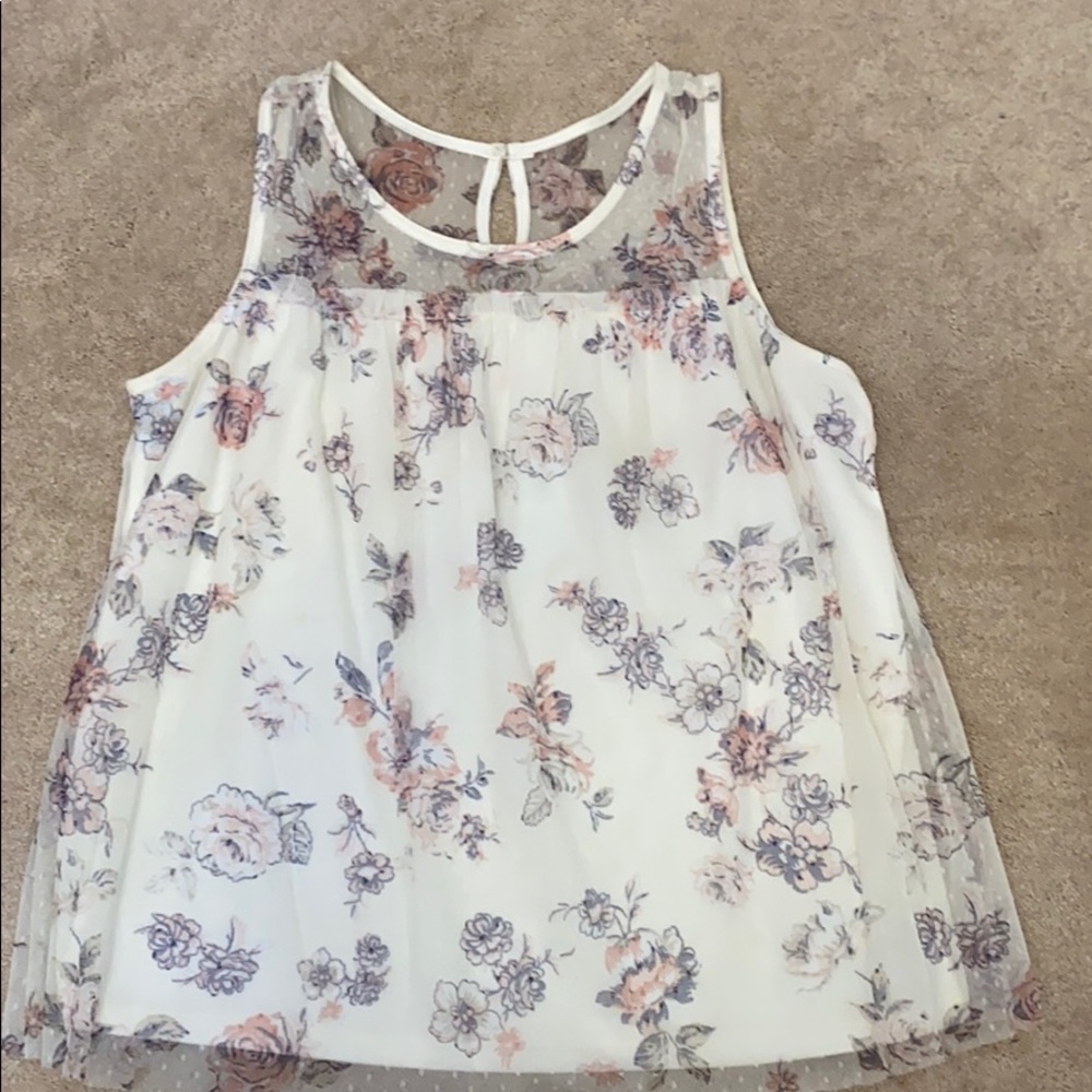 float floral tank top